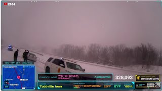 LIVE Winter Storm Chase – Historic Snowfall & Dangerous Roads