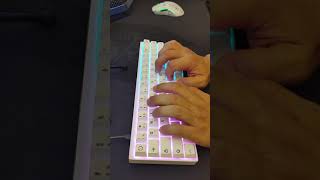 Sound Test Durgod Hades 68 Lubed Gateron Black switches Kon Momo clones #typingsounds #thock