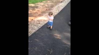 Cade Thomas Walking at the Park