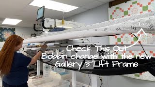 Bobbin Change with Ease on the New @HandiQuilter Infinity 28 w/MK of MK Quilts