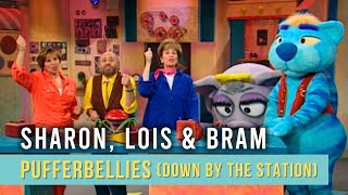 Pufferbellies - Down By The Station (SKTV) | Sharon, Lois & Bram