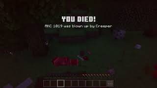 POV: You try to play on normal mode in Minecraft but it feels like hardcore 💀
