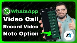 How to Remove WhatsApp Video Call Record Video Note - Remove Record Video Note from Video Calls