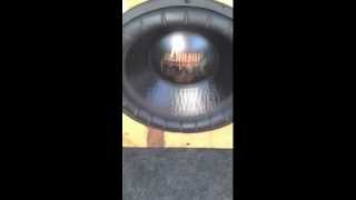 12" lanzar MAX ST with 1000 watt crunch powerone