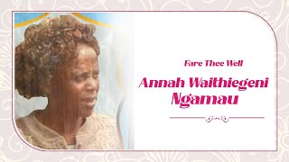 Burial ceremony for the lateMrs. Ngamau || Live Coverage
