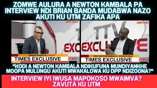 ENG.NEWTON KAMBALA MPAKA WAULURA MIKANGANO YOMWE IKUCHITIKA KU UTM CHILUZIRENI U PRESIDENT A KABAMBE