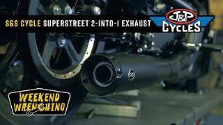 S&S Super Street 2 into 1 Install : Sportster Iron 1200