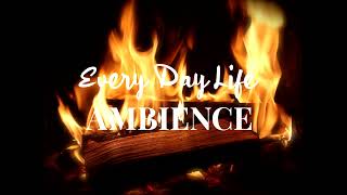 Fire Burning and Crackling sounds with crickets singing 🔥 Cozy Night Ambience - 4 hours audio
