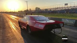Ryan Martin testing the Fireball Camaro