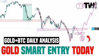 Don't Miss Xauusd Gold Buying Opportunity Today | Gold Bitcoin Daily Live Analysis
