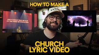 How to Make a Church Lyric Video for LED Walls (Step-by-Step)
