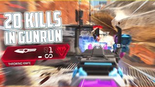 GOT 2O KILLS IN GUNRUN | APEX LEGENDS