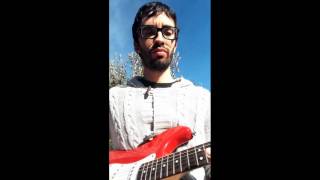 Playing blues unplugged in nature