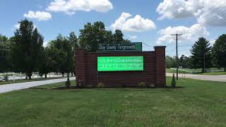 A new sign for the Clay County 4H Fairgrounds