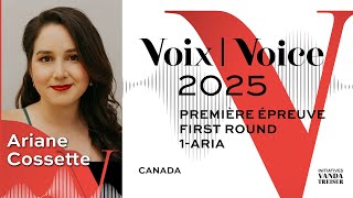 CMIM 2025 Voix | Voice - Ariane Cossette : Massenet, Previn, Mozart