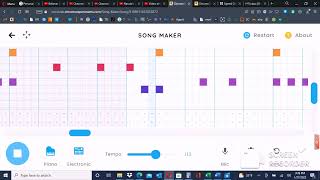 Never Gonna Give You Up On Chrome Music Labs