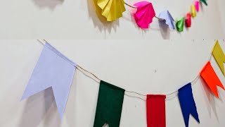 Toran making ideas / Simple toran/ paper craft / Paper garland