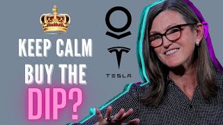 Cathie Wood sells Tesla and buys Palantir buying the dip