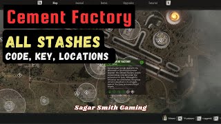 STALKER 2 Cement Factory All Stashes Locations & Guide | Code & Key #stalker2