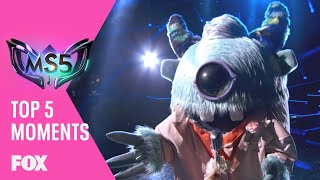 Top 5 Masked Singer Moments Of All Time | THE MASKED SINGER