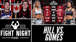 UFC Fight Night: Angela Hill vs. Denise Gomes Preview & Prediction