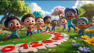 Number song 1-50 for children🌈 | Counting numbers | Educational Videos for Kindergarten