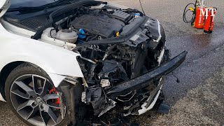 Unfall nach Rotlichtverstoß