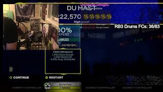 RB3 Drum Full Game FC Grind Day 2: 9/83