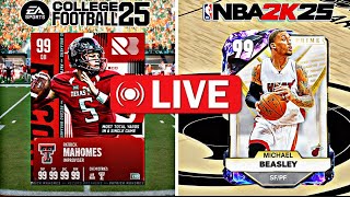 2k25 MYTEAM GRIND + CFB25 ULTIMATE TEAM NATTY GRIND!! JOIN UP!!