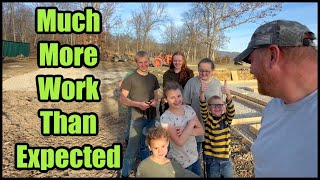 Much More Work Than Expected | Homestead House Build Episode 4