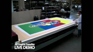 Live Demo: Monti Antonio Model 200 Flag Production - All Graphic Supplies