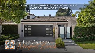 Inside a $3M+ Single-Story Masterpiece in Newport Beach | 3 Rue Cannes, Newport Beach, CA 92660