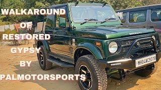 WALKAROUND OF PROJECT EMERALD I RETORED 1996 MODEL GYPSY WITH  1.6 BALENO ENGINE