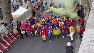 Crawl to the Finish for the Clowns Sans Frontieres' La Marche des Nez in Paris, Oct 2023