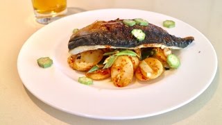 30 Minute Home Cooking: Korean Kimchi Rice Cake & Fish