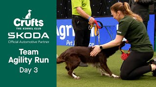 Your TEAM Agility run from Day 3! | Crufts 2023