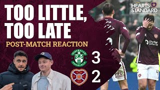 REACTION | Hibernian 3-2 Hearts | Late rally not enough in poor Edinburgh derby display