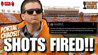 Shots Fired!! | Transfer Portal Chaos | Talkin' VAWLS LIVE | Tennessee Vols Football