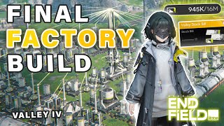 FINAL Factory Blueprints | VALLEY STOCK BILL Farm Base and Outpost Setup ► Arknights Endfield
