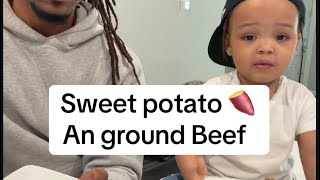 We Trying the Sweet potatoes and lean ground beef combo 🍠  come try it with US!!