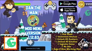 Dan The Man Mod Menu V_1.12.63 | 2025 || Latest Mod Menu Apk Version