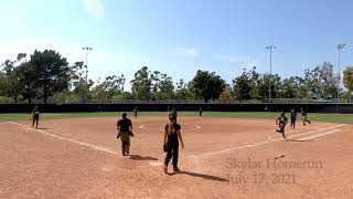 Skylar Homerun Against the Firecrackers