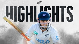 Williamson Hits Half Century! | Highlights + Interviews | New Zealand v West Indies | 1st Test Day 1