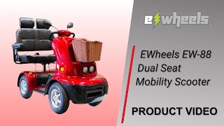 EWheels EW-88 Dual Seat Mobility Scooter