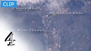 London and the River Thames Seen from the ISS | Space Week Live | Channel 4