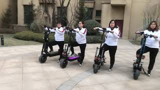 TVICTOR Beautiful girl electric scooter