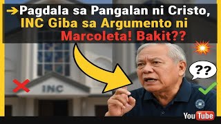 Pagdala sa Pangalan ni Cristo: Bakit Giba ang Argumento ni Marcoleta?