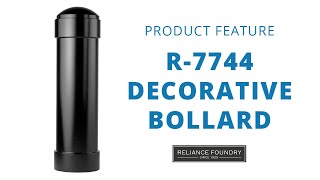 R-7744 Steel Contemporary Bollard