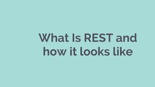 02  What Is REST and how it looks like. Rest Assured, API Automation, API Automation Playlist