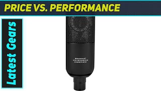 Best 34mm Gold Spluttered Condenser Mic for Music, Vocals & Live Streaming!